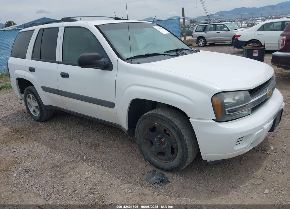 2005 CHEVROLET TRAILBLAZER LS VIN: 1GNDT13S052220334