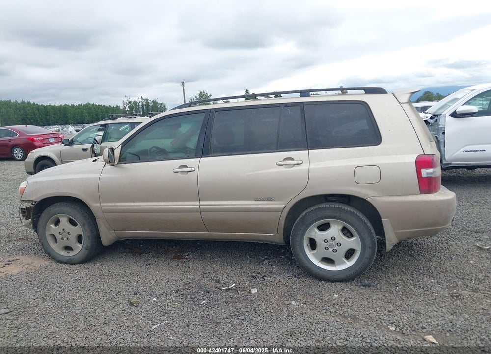 2006 TOYOTA HIGHLANDER LIMITED V6 VIN: JTEEP21A660184952