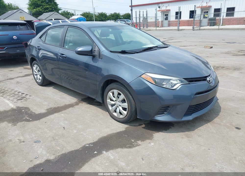 2016 TOYOTA COROLLA LE VIN: 2T1BURHE6GC628873
