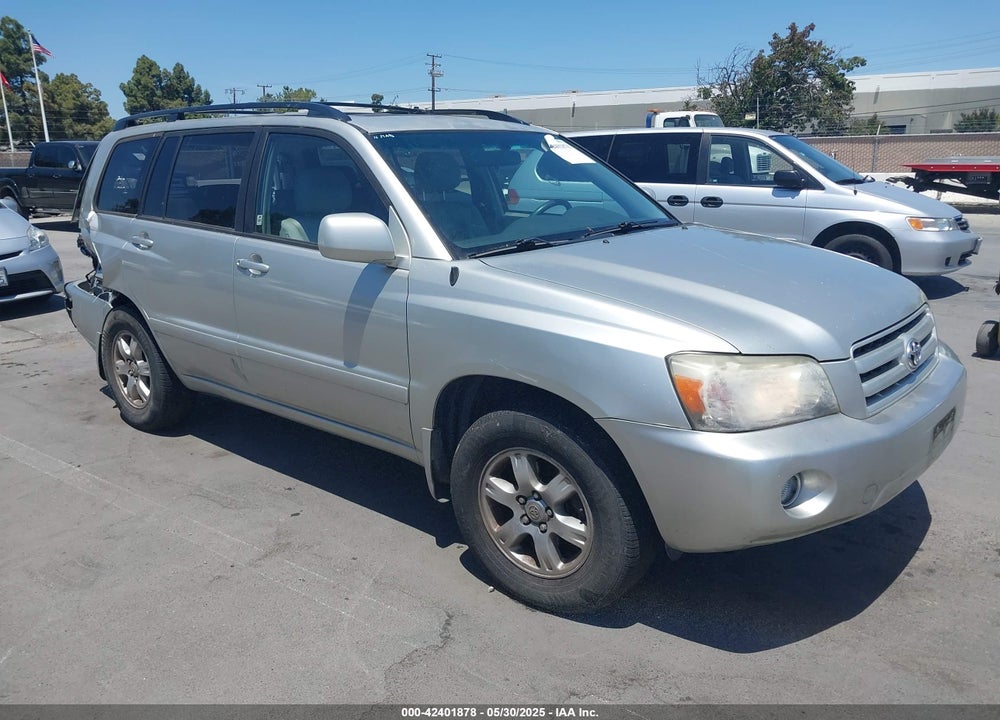 2005 TOYOTA HIGHLANDER V6 VIN: JTEDP21A050087191