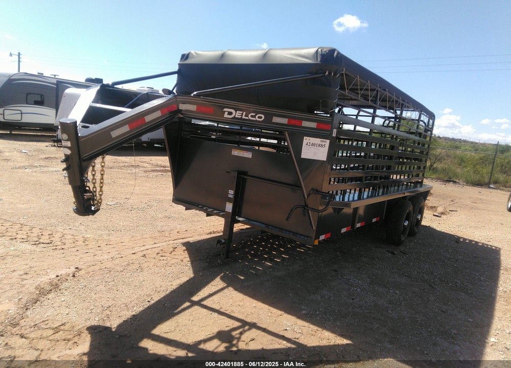 2024 DELCO TRAILERS STOCK TRAILER 16 FT VIN: 5WWGL162XR6034017