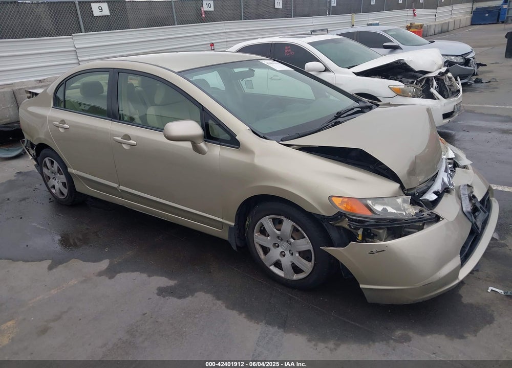 2008 HONDA CIVIC LX VIN: JHMFA16568S001524