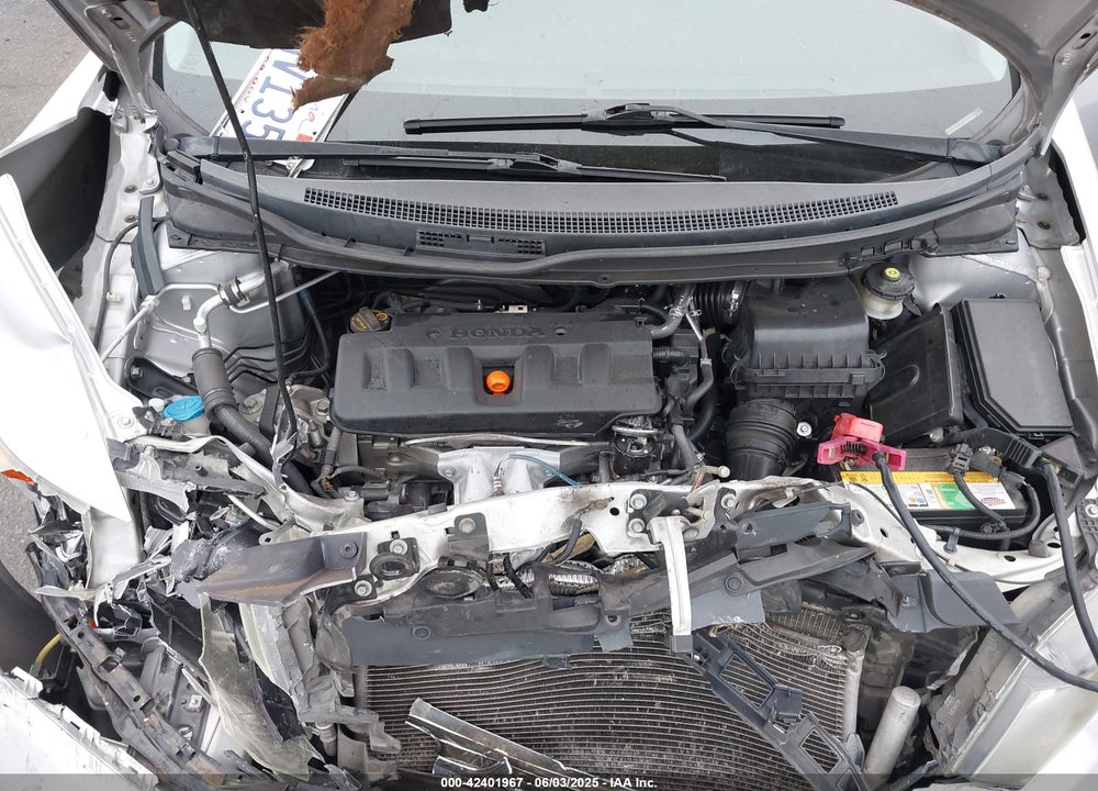 2012 HONDA CIVIC LX VIN: 19XFB2F59CE342920