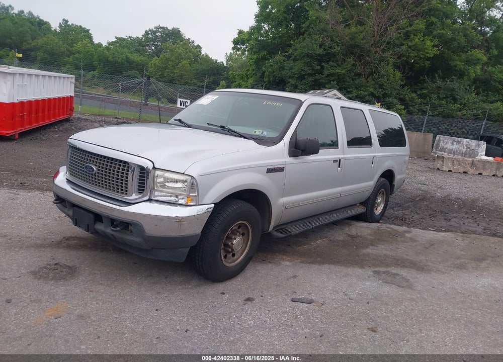 2000 FORD EXCURSION XLT VIN: 1FMNU40S9YEE01981