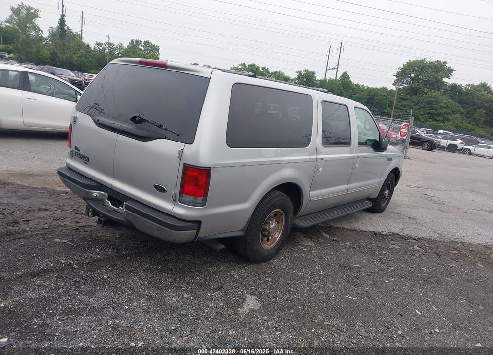 2000 FORD EXCURSION XLT VIN: 1FMNU40S9YEE01981