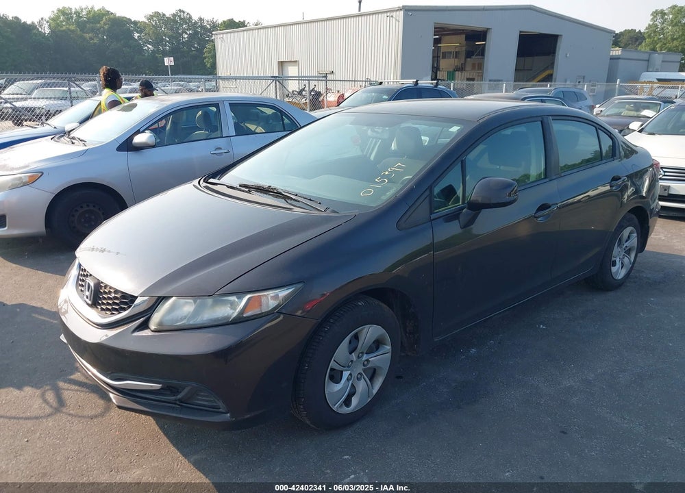 2013 HONDA CIVIC VIN: 19XFB2F55DE015397