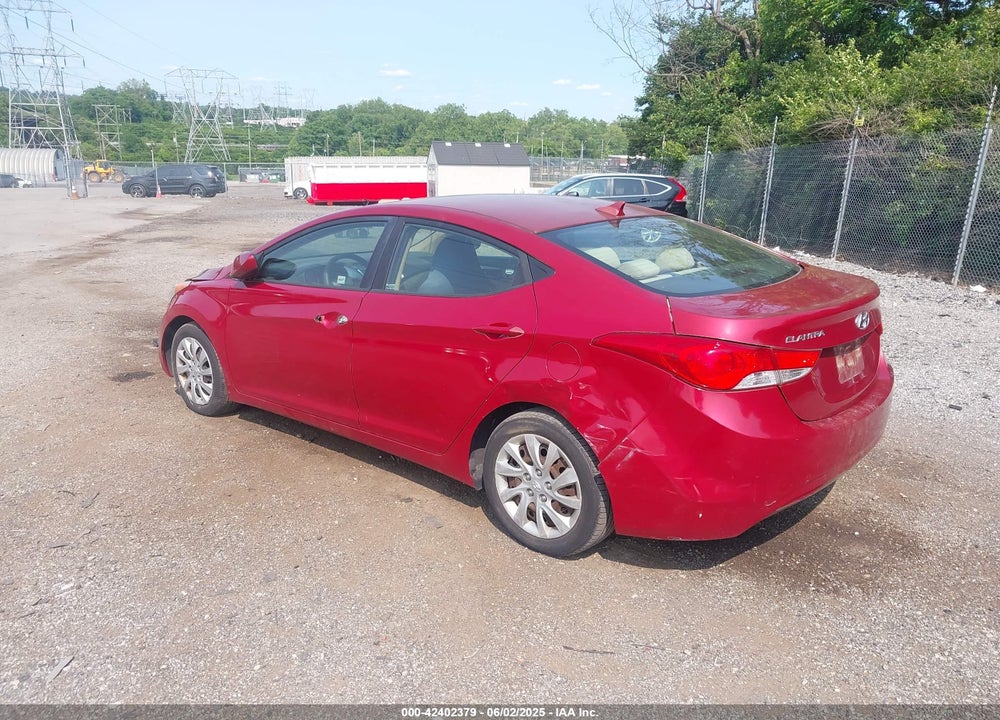 2012 HYUNDAI ELANTRA VIN: KMHDH4AE7CU461684