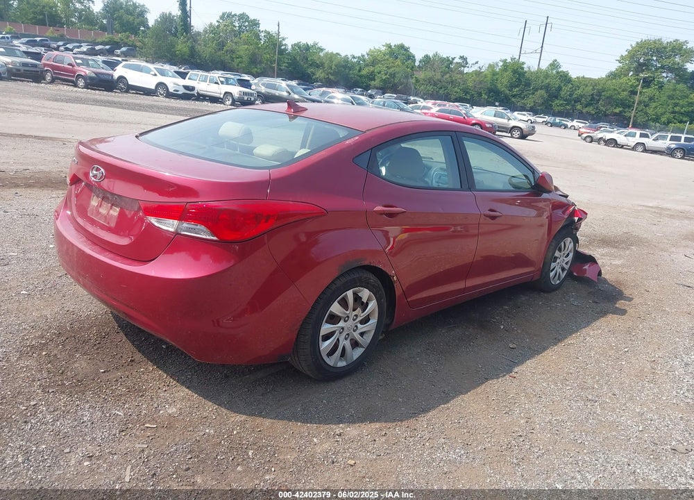 2012 HYUNDAI ELANTRA VIN: KMHDH4AE7CU461684