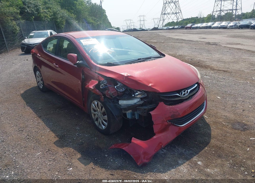 2012 HYUNDAI ELANTRA VIN: KMHDH4AE7CU461684
