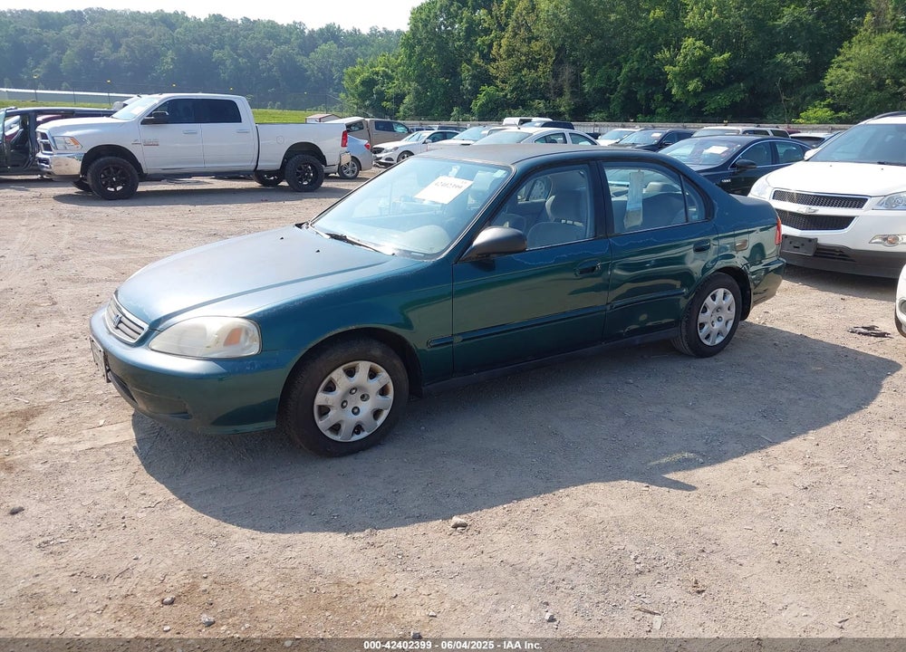 2000 HONDA CIVIC VALUE PACKAGE VIN: 2HGEJ6613YH526718