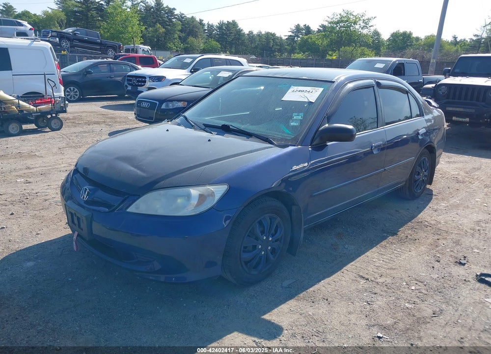 2005 HONDA CIVIC LX VIN: 2HGES16505H546035