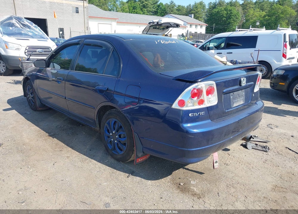 2005 HONDA CIVIC LX VIN: 2HGES16505H546035