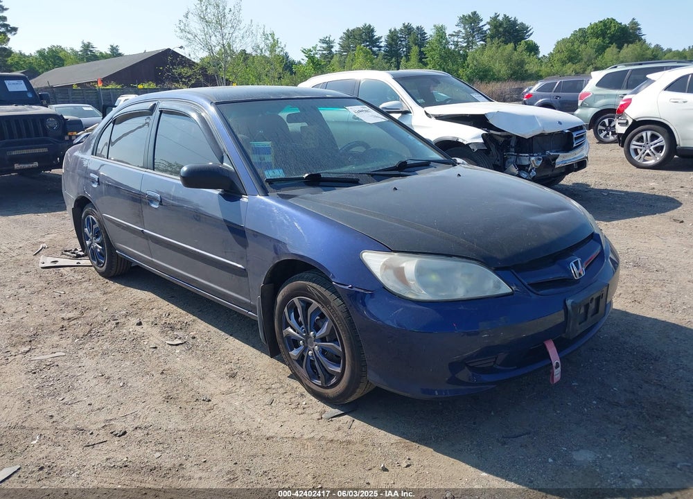 2005 HONDA CIVIC LX VIN: 2HGES16505H546035