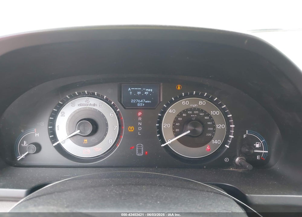 2011 HONDA ODYSSEY TOURING/TOURING ELITE VIN: 5FNRL5H93BB071518