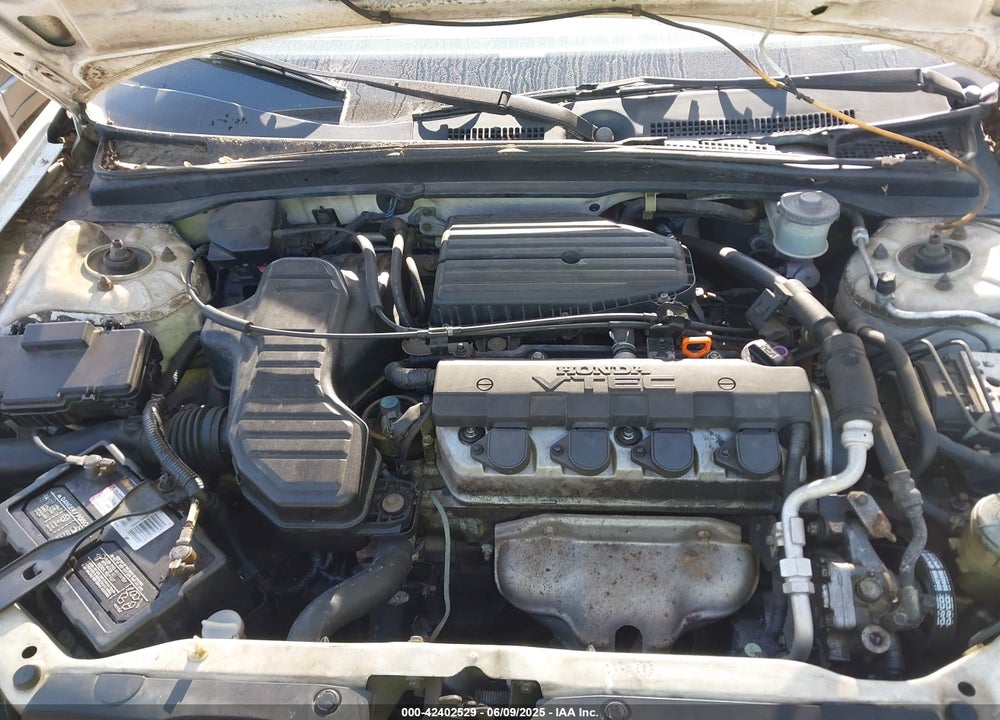 2002 HONDA CIVIC EX VIN: 1HGES26742L037507