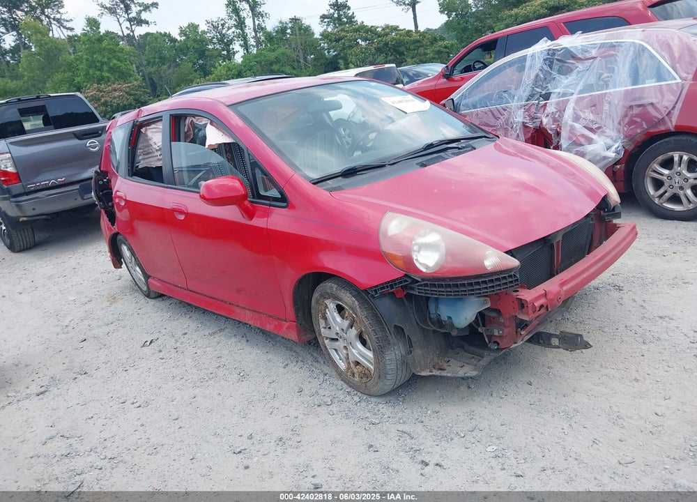 2008 HONDA FIT SPORT VIN: JHMGD38638S026653