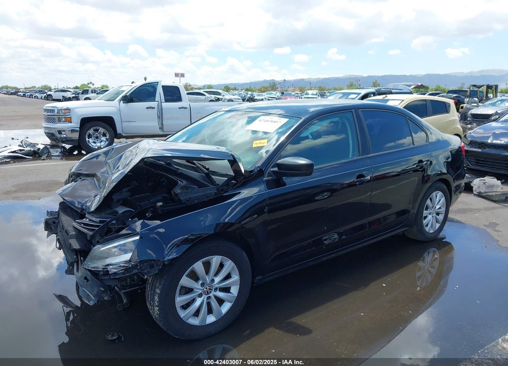 2014 VOLKSWAGEN JETTA 2.0L S VIN: 3VW2K7AJ8EM444456