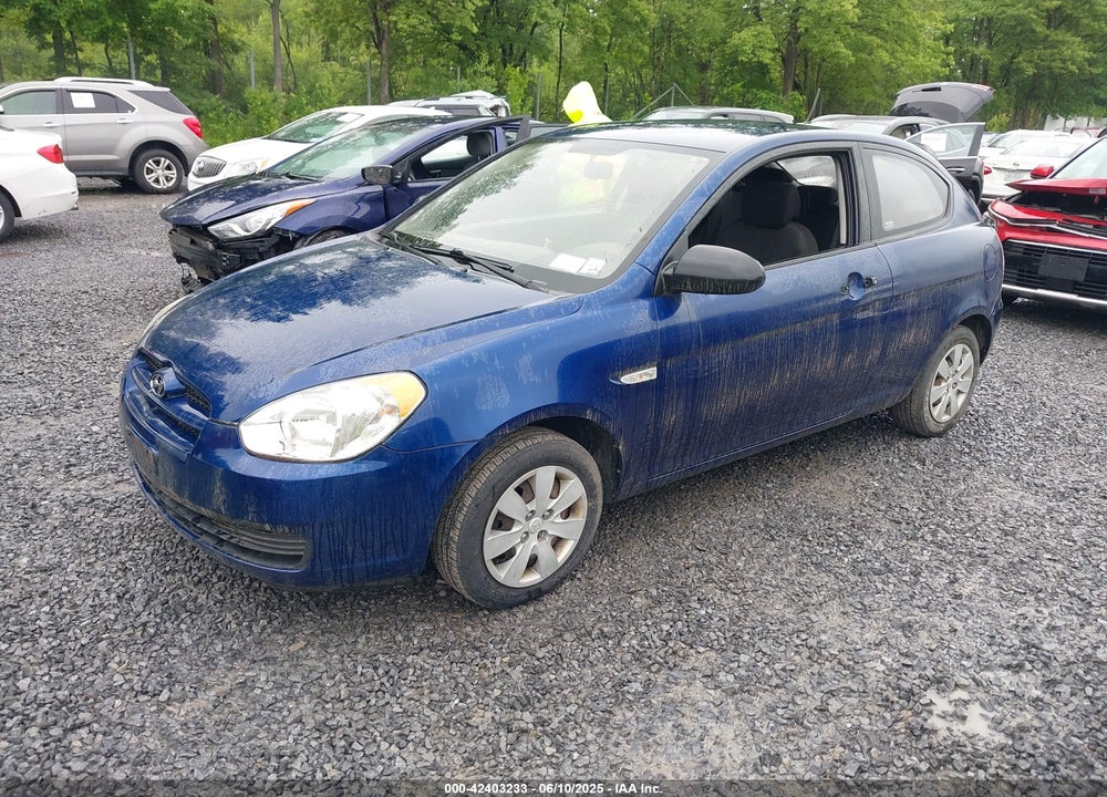 2008 HYUNDAI ACCENT GS VIN: KMHCM36C78U092518