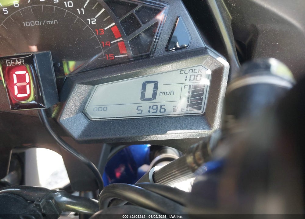 2013 KAWASAKI EX300 A VIN: JKAEX8A17DDA01195