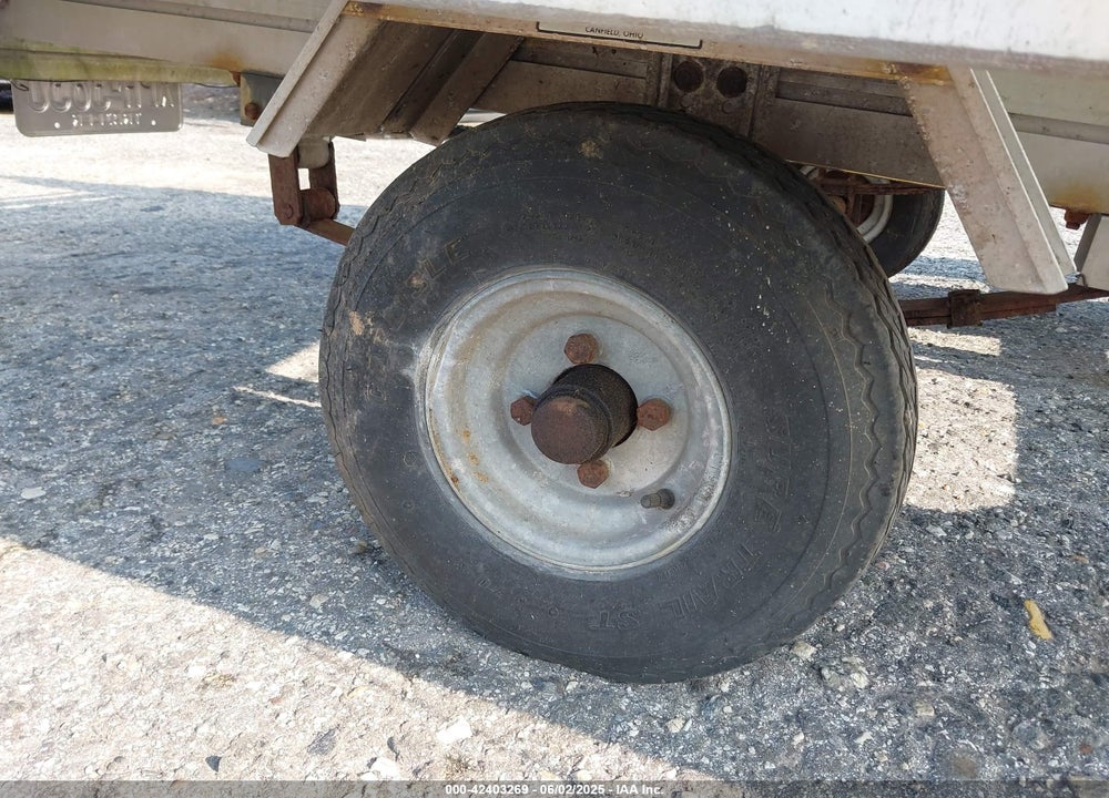 1981 TRAILEX TRAILER VIN: 1X1BBR10B0007