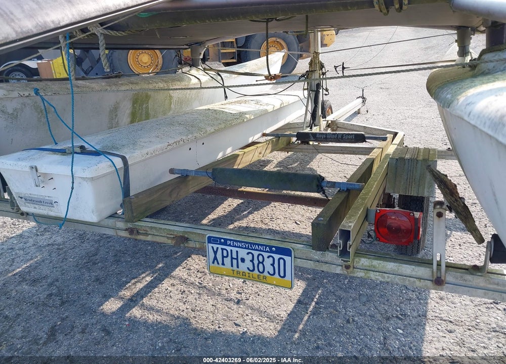 1981 TRAILEX TRAILER VIN: 1X1BBR10B0007
