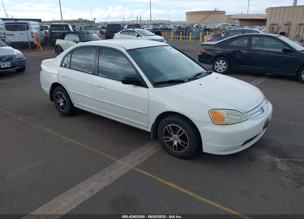 2003 HONDA CIVIC LX VIN: 2HGES16563H554444