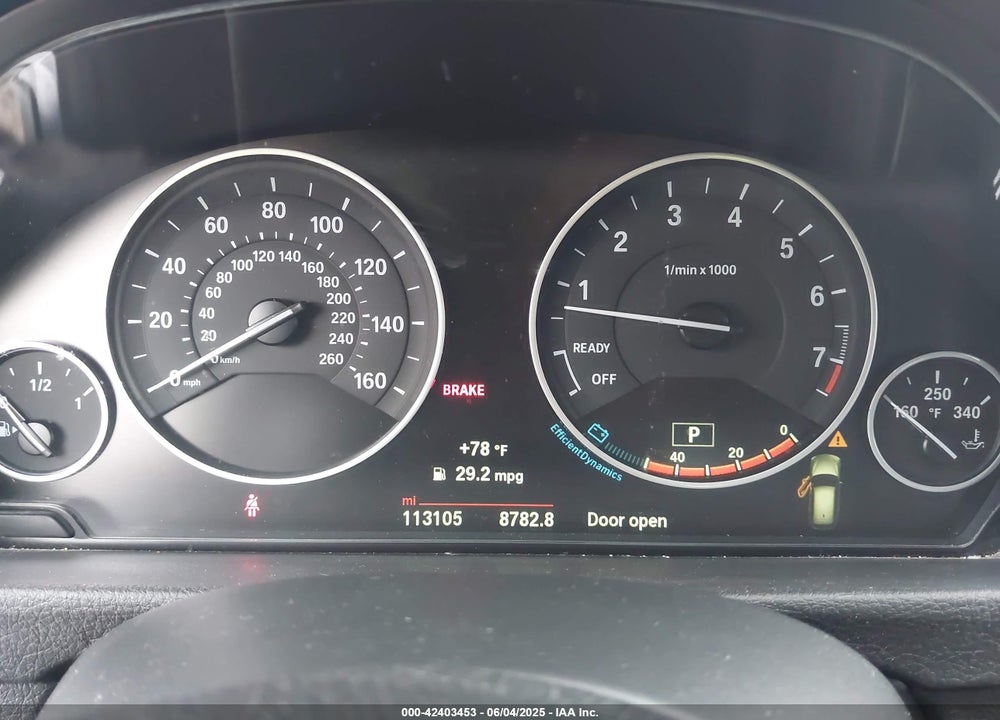 2015 BMW 3 SERIES VIN: WBA3G7C51FK296763