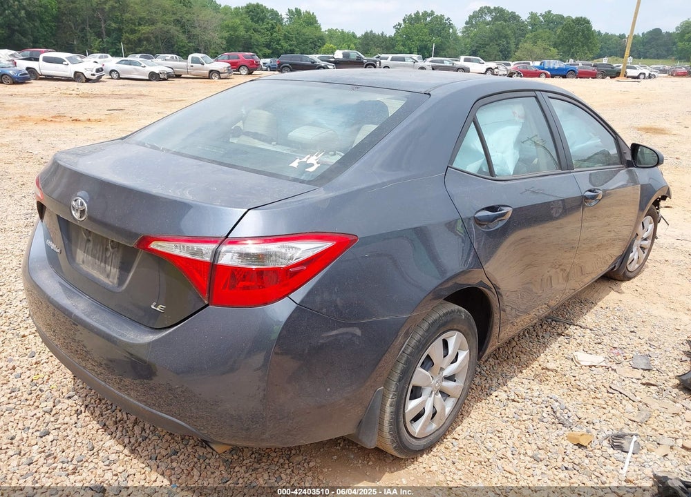 2016 TOYOTA COROLLA VIN: 5YFBURHE7GP554489