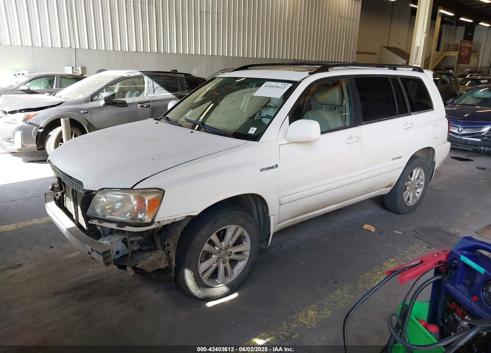 2007 TOYOTA HIGHLANDER HYBRID VIN: JTEEW21A070046294