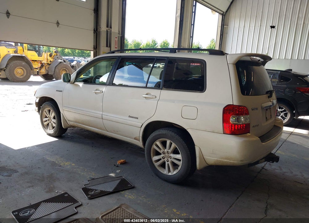2007 TOYOTA HIGHLANDER HYBRID VIN: JTEEW21A070046294