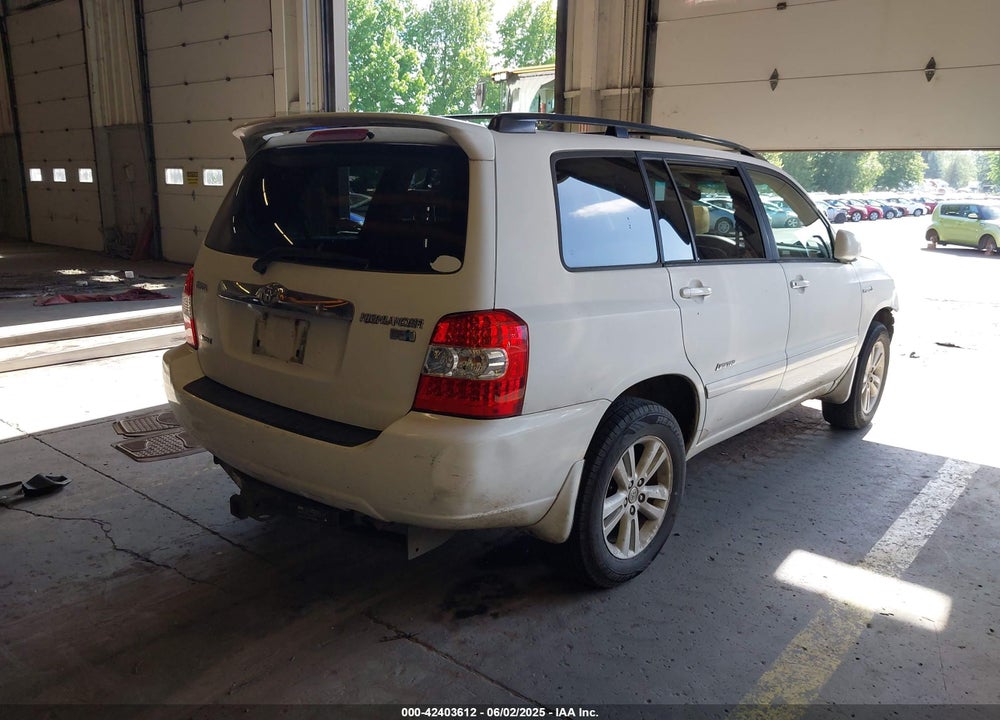 2007 TOYOTA HIGHLANDER HYBRID VIN: JTEEW21A070046294
