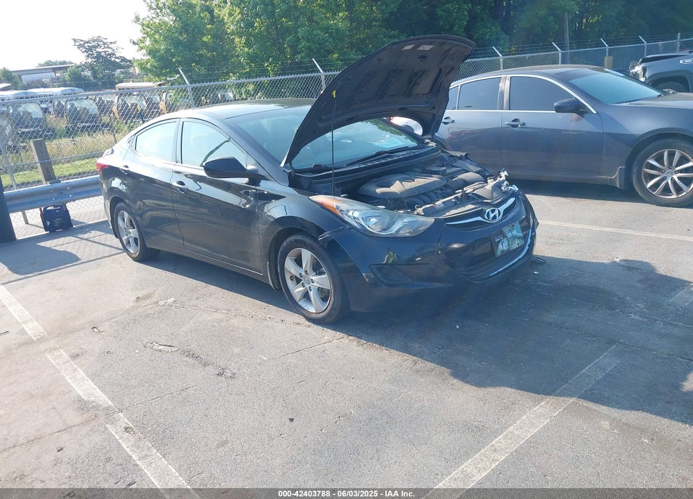 2013 HYUNDAI ELANTRA GLS VIN: 5NPDH4AE8DH384968