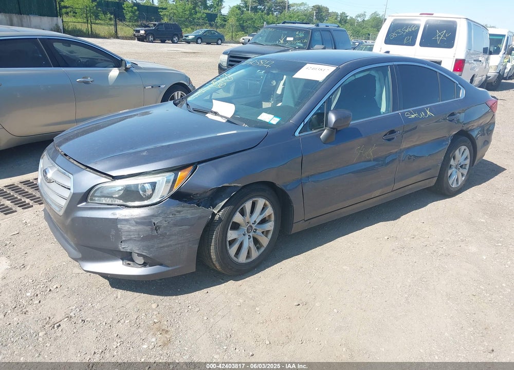 2016 SUBARU LEGACY 2.5I PREMIUM VIN: 4S3BNAC67G3025194