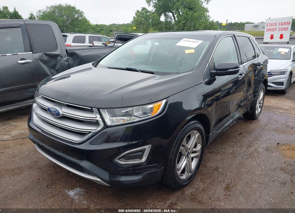 2015 FORD EDGE TITANIUM VIN: 2FMTK4K96FBB24674