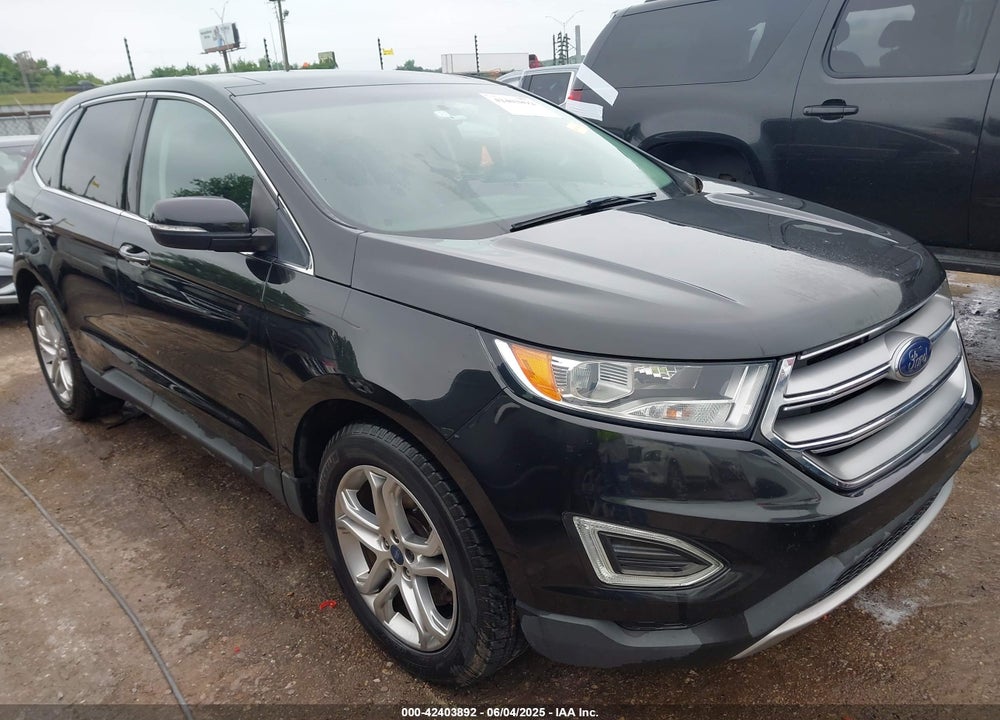 2015 FORD EDGE TITANIUM VIN: 2FMTK4K96FBB24674