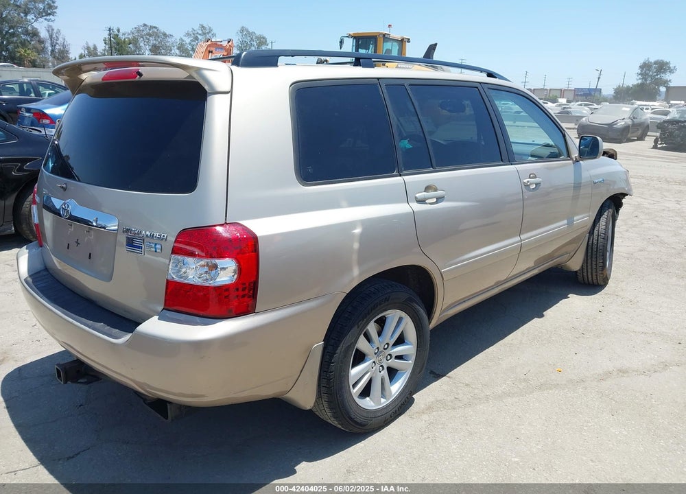 2006 TOYOTA HIGHLANDER HYBRID V6 VIN: JTEDW21A560011213