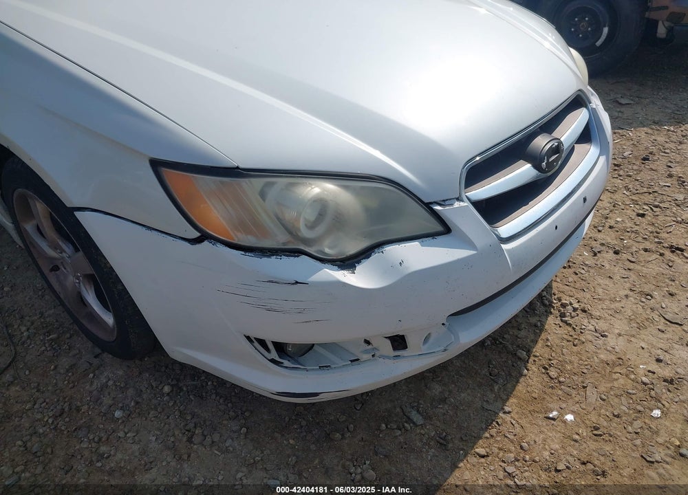 2008 SUBARU LEGACY 2.5I VIN: 4S3BL616387209273