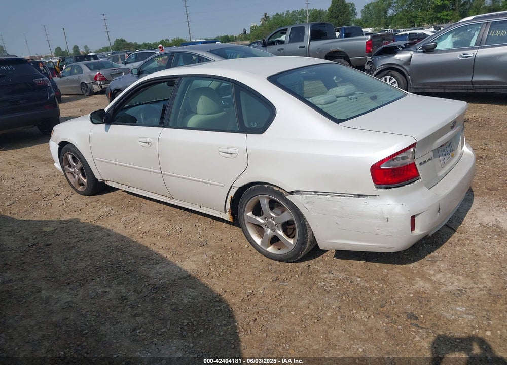 2008 SUBARU LEGACY 2.5I VIN: 4S3BL616387209273