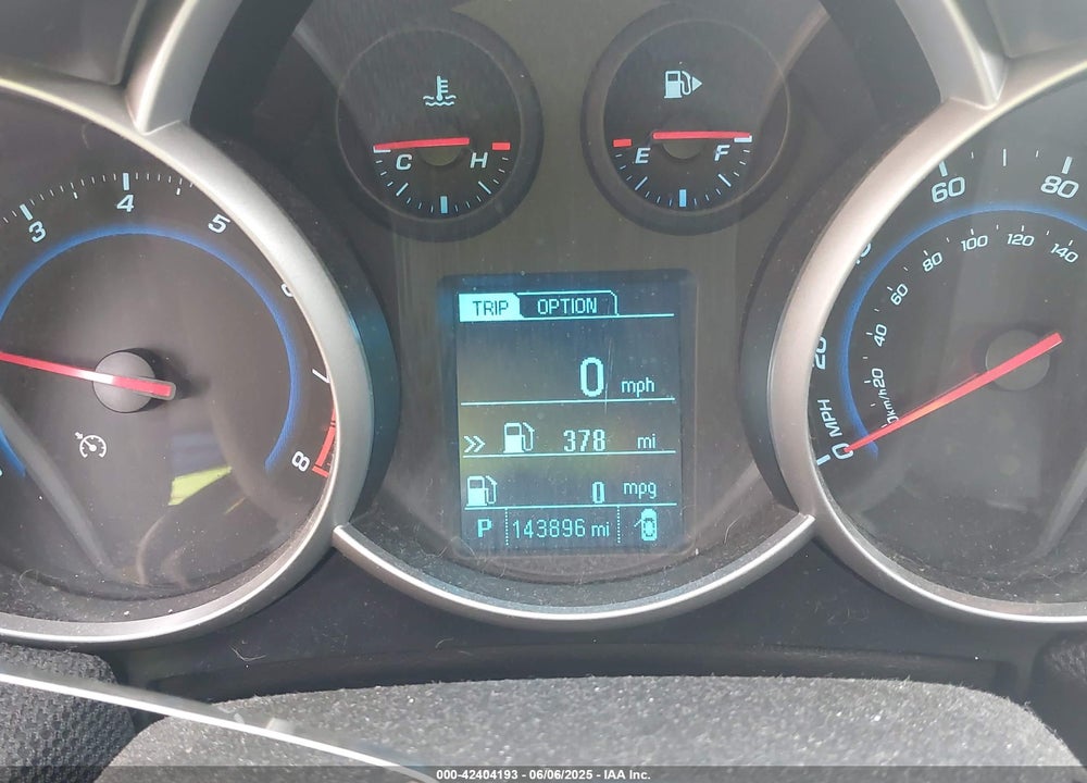 2014 CHEVROLET CRUZE 1LT AUTO VIN: 1G1PC5SB3E7242029