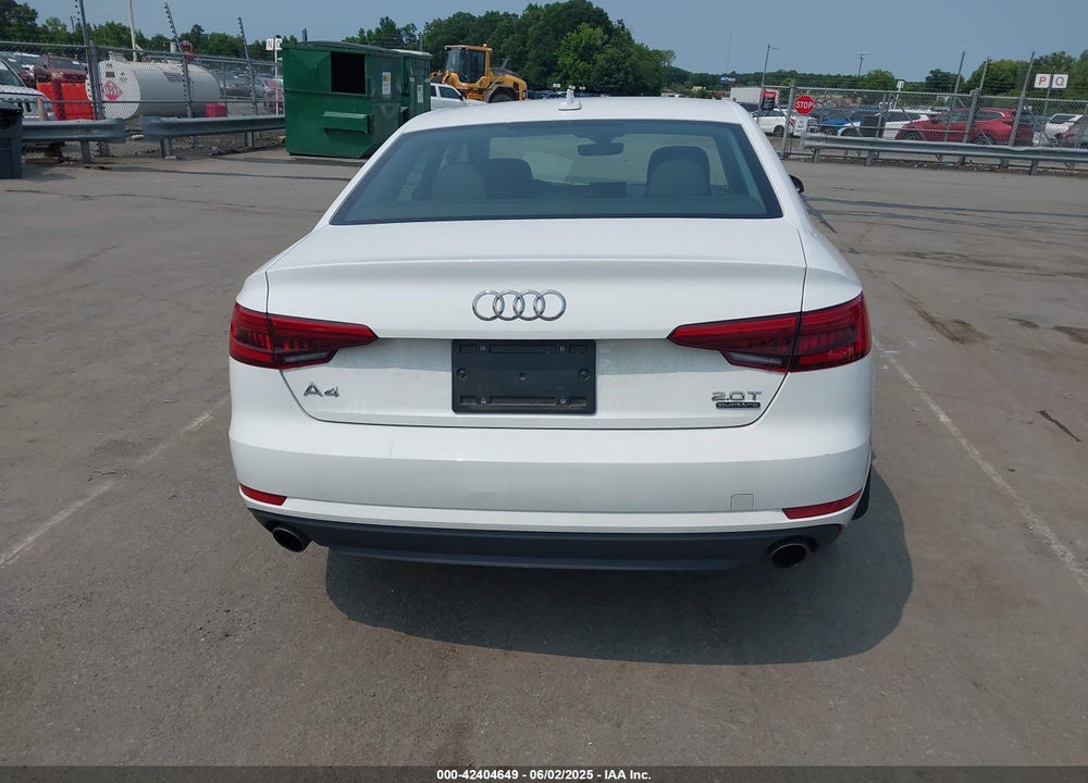 2017 AUDI A4 VIN: WAUANAF46HN056686