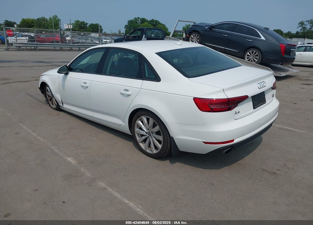 2017 AUDI A4 VIN: WAUANAF46HN056686