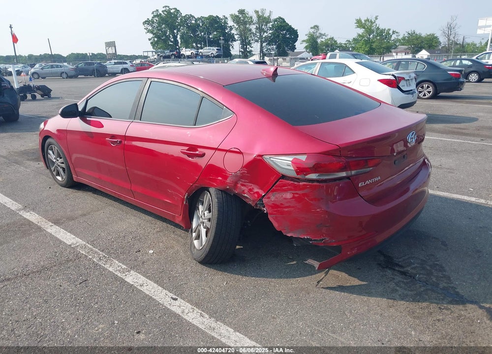 2018 HYUNDAI ELANTRA VIN: KMHD84LF2JU466391