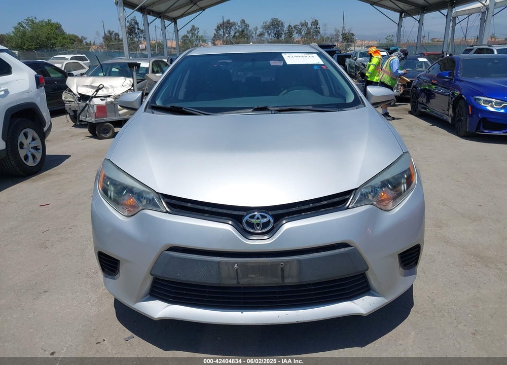 2016 TOYOTA COROLLA L VIN: 5YFBURHE0GP500385