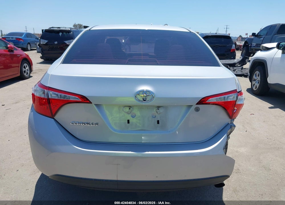 2016 TOYOTA COROLLA L VIN: 5YFBURHE0GP500385
