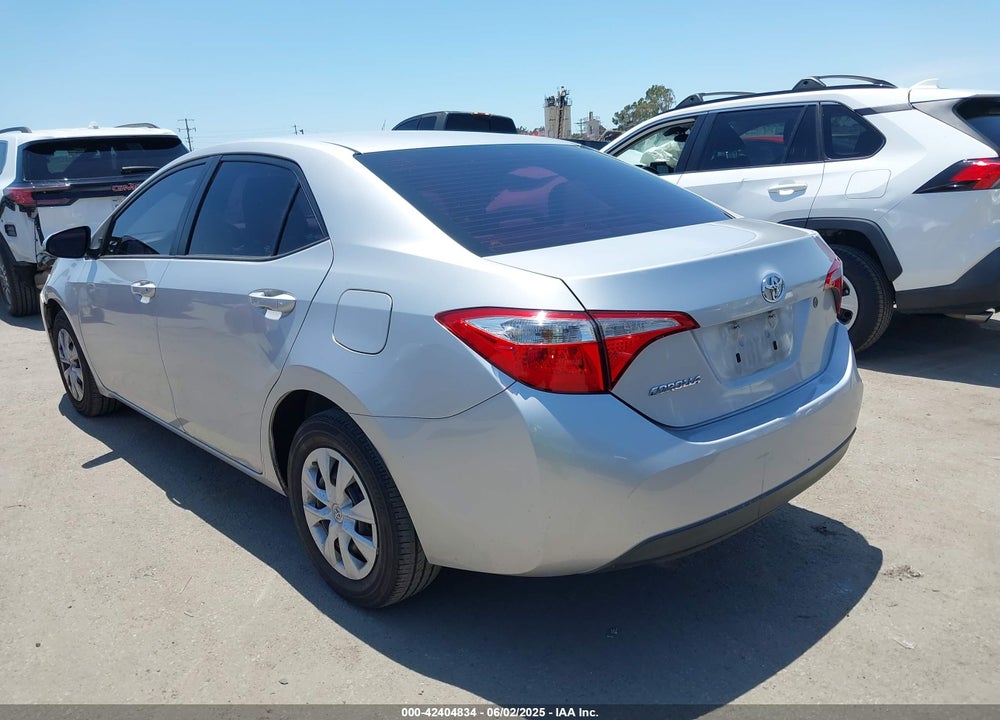 2016 TOYOTA COROLLA L VIN: 5YFBURHE0GP500385