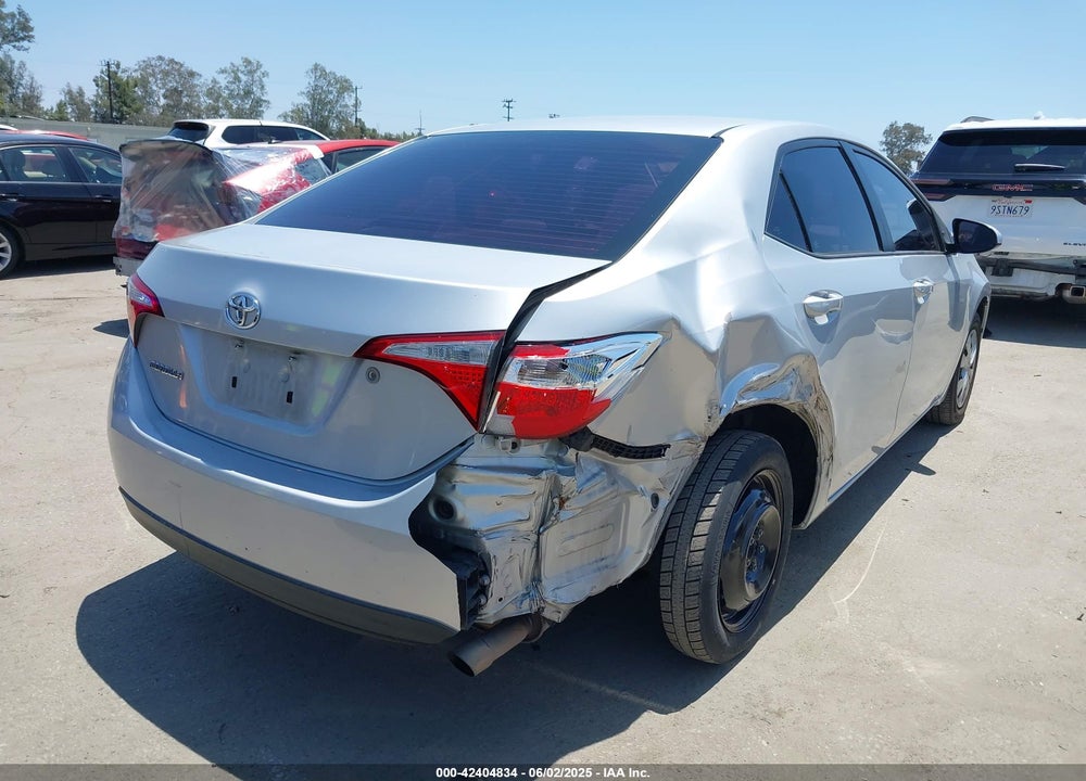 2016 TOYOTA COROLLA L VIN: 5YFBURHE0GP500385