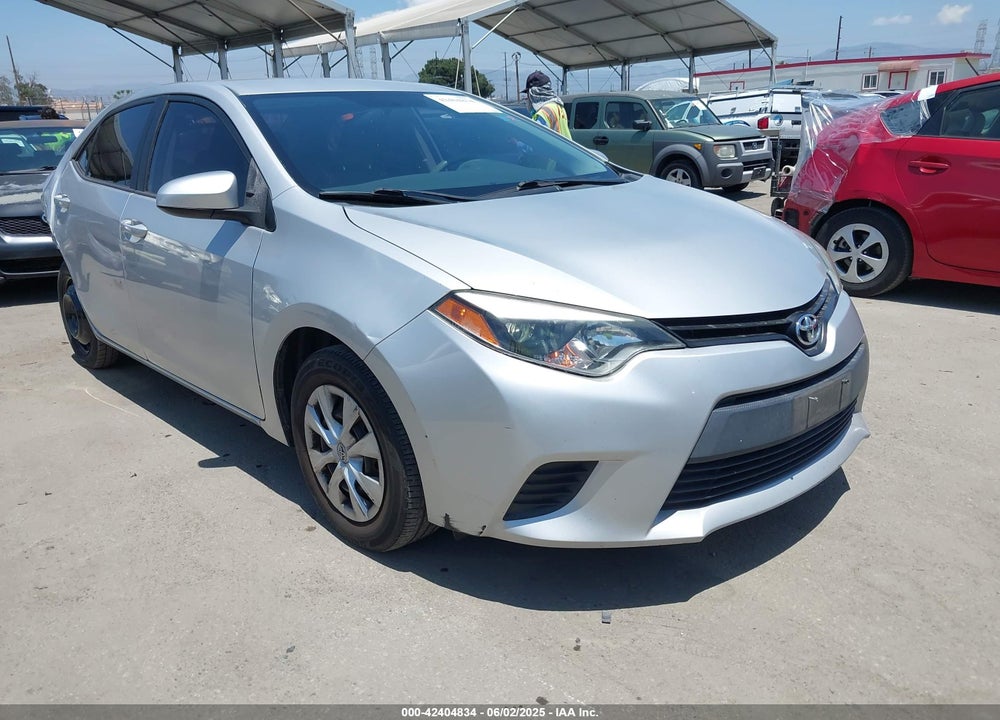 2016 TOYOTA COROLLA L VIN: 5YFBURHE0GP500385
