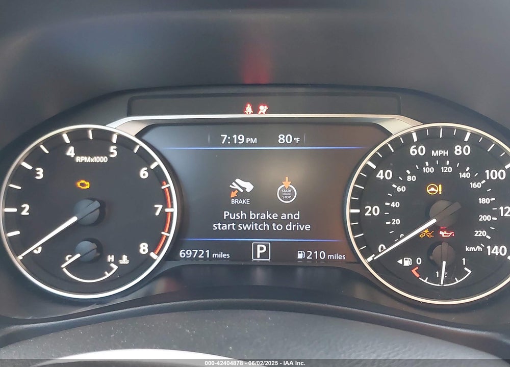 2019 NISSAN ALTIMA 2.5 SR VIN: 1N4BL4CV0KC158800