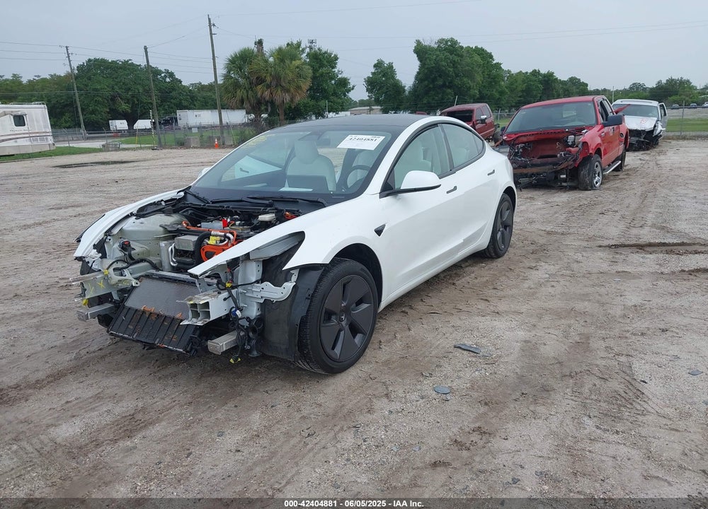 2022 TESLA MODEL 3 VIN: 5YJ3E1EA6NF344222