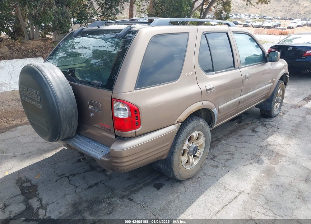 2000 ISUZU RODEO LS/LSE/S VIN: 4S2DM58W3Y4328503